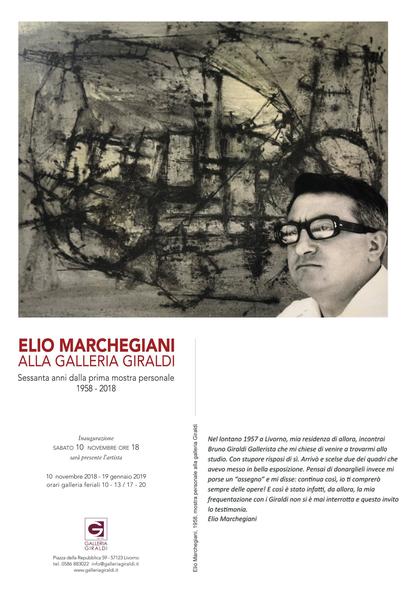 ELIO MARCHEGIANI in mostra a Livorno