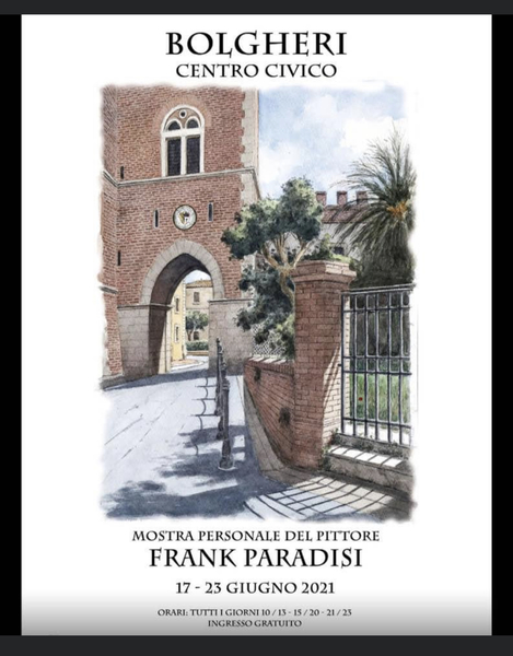 Frank Paradisi espone a Bolgheri 