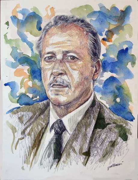 Limmagine di Paolo Borsellino 