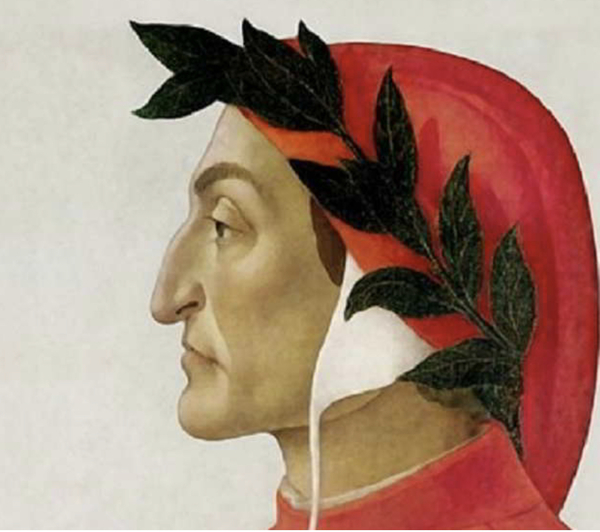 Dante Alighieri a Villa Fabbricotti 