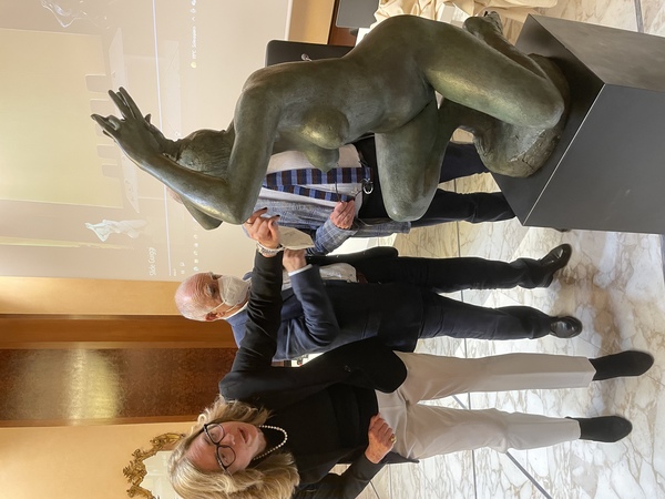 Scoperta la statua di Giulio Guiggi 
