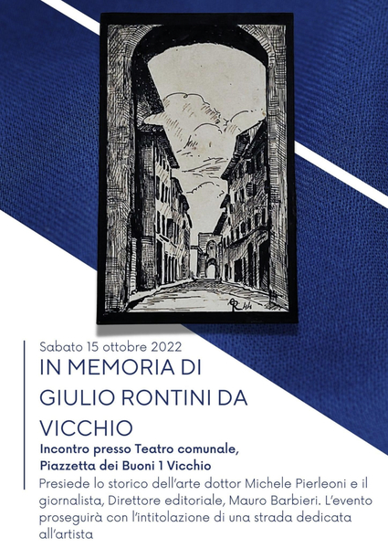 In memoria di Giulio Rontini da Vicchio