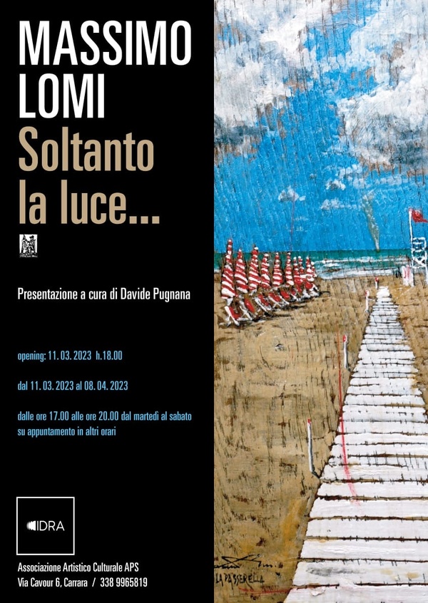 Massimo Lomi in mostra a Carrara 