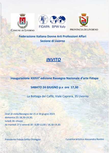 XXXVI Rassegna FIDAPA a Livorno 