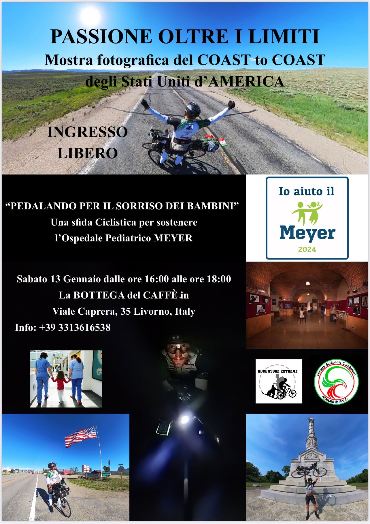 Pedalando per il sorriso dei bambini