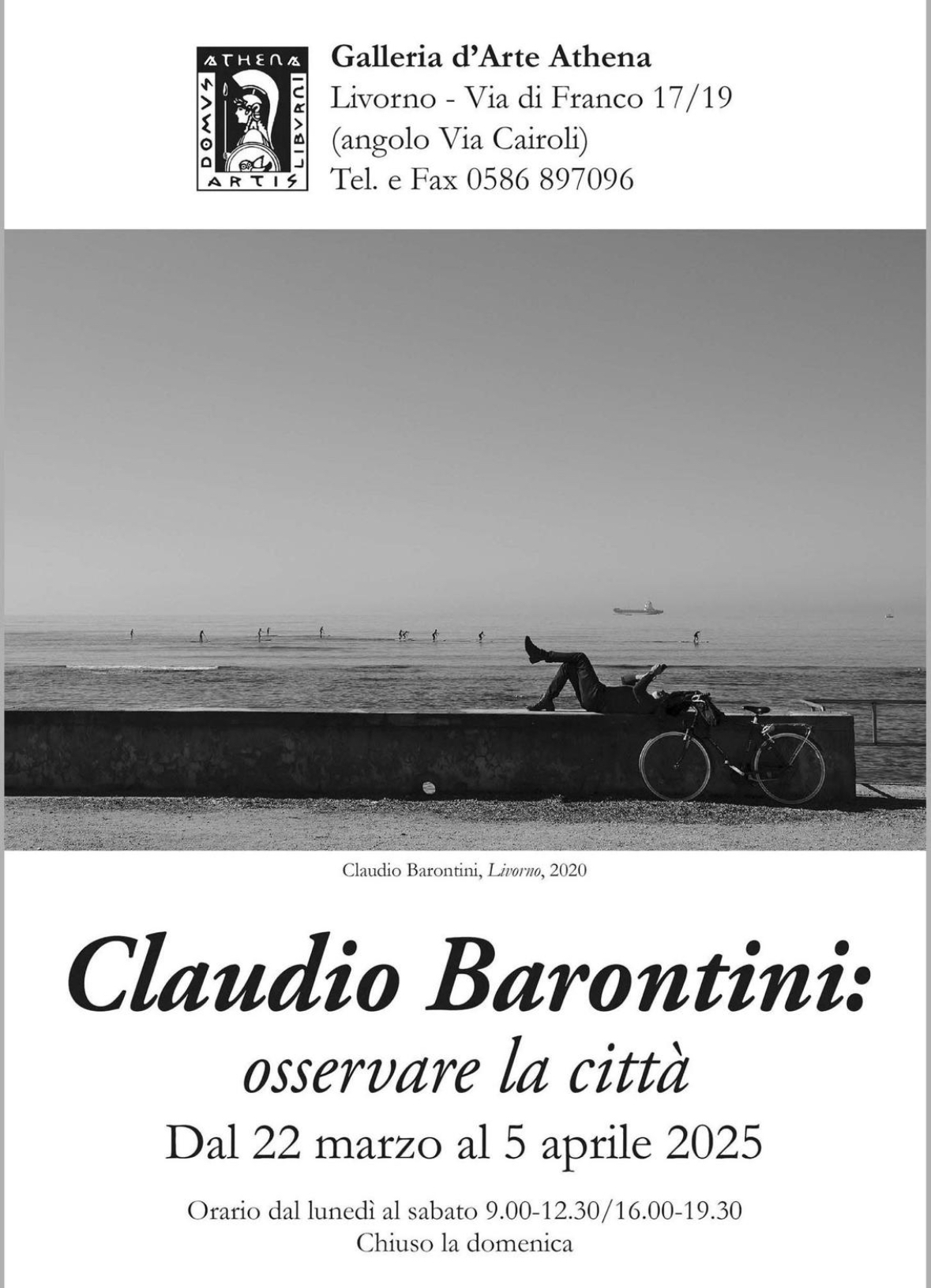 Claudio Barontini in mostra a Livorno