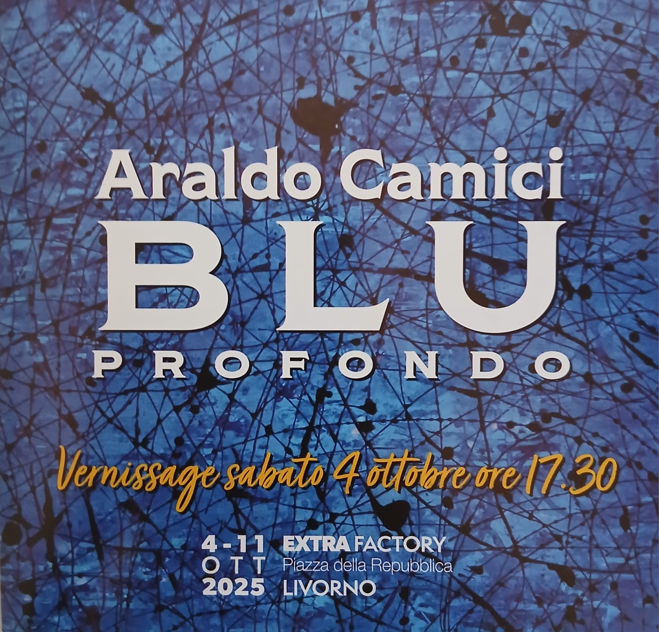 Blu profondo, la mostra di Araldo Camici 