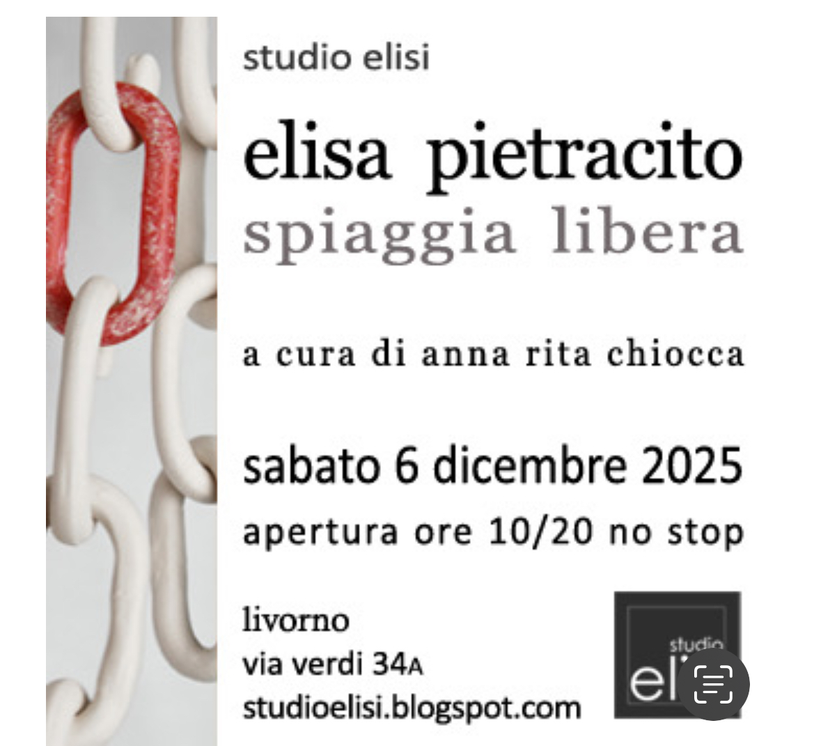 Elisa Pietracito in mostra a Livorno