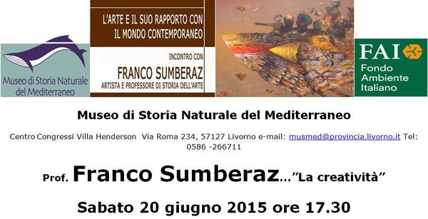 FRANCO SUMBERAZ , incontro con l'artista