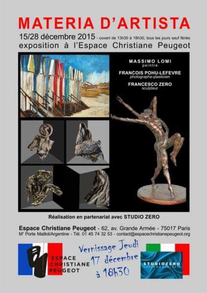 L'artista Massimo Lomi in mostra a Parigi