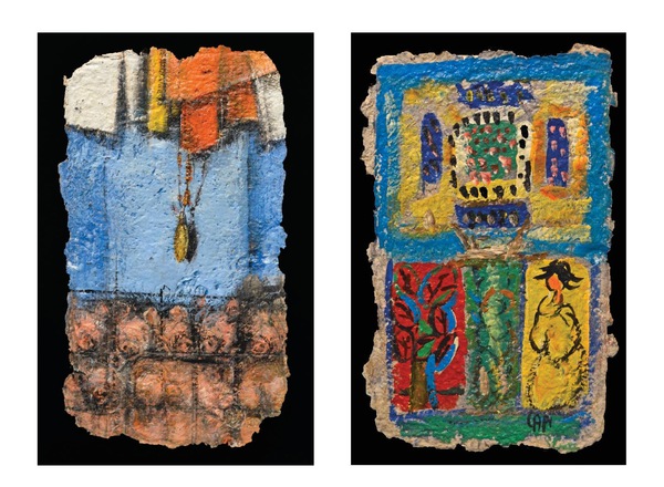 Carte , dipinti di Paolo Grig e Paolo Lapi