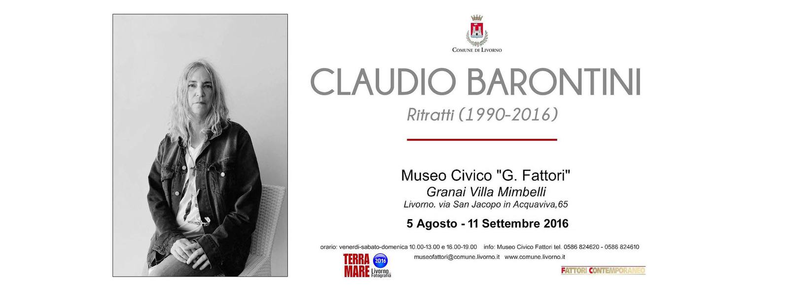 CLAUDIO BARONTINI in mostra con RITRATTI