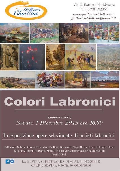 Colori Labronici alla Galleria Chiellini