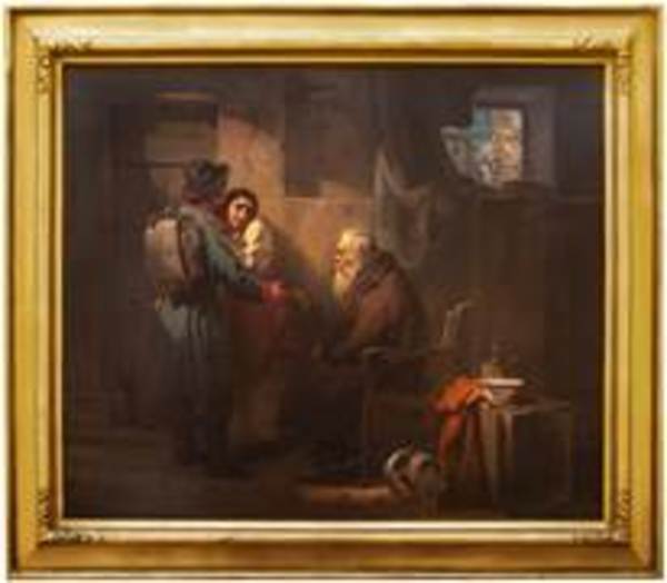 Il quadro di Vincenzo Cabianca Laddio del volontario 